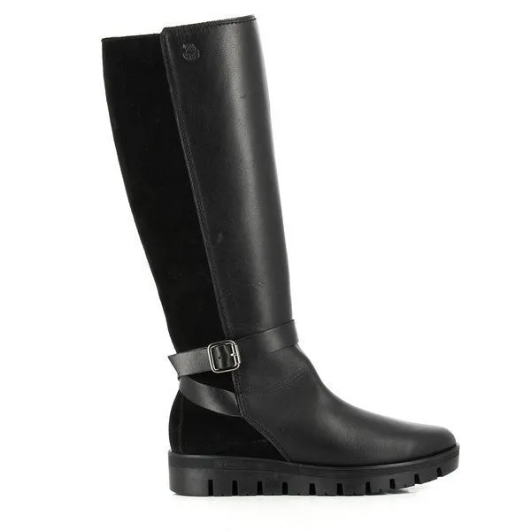 24 Hrs 23485 Black Long Boots