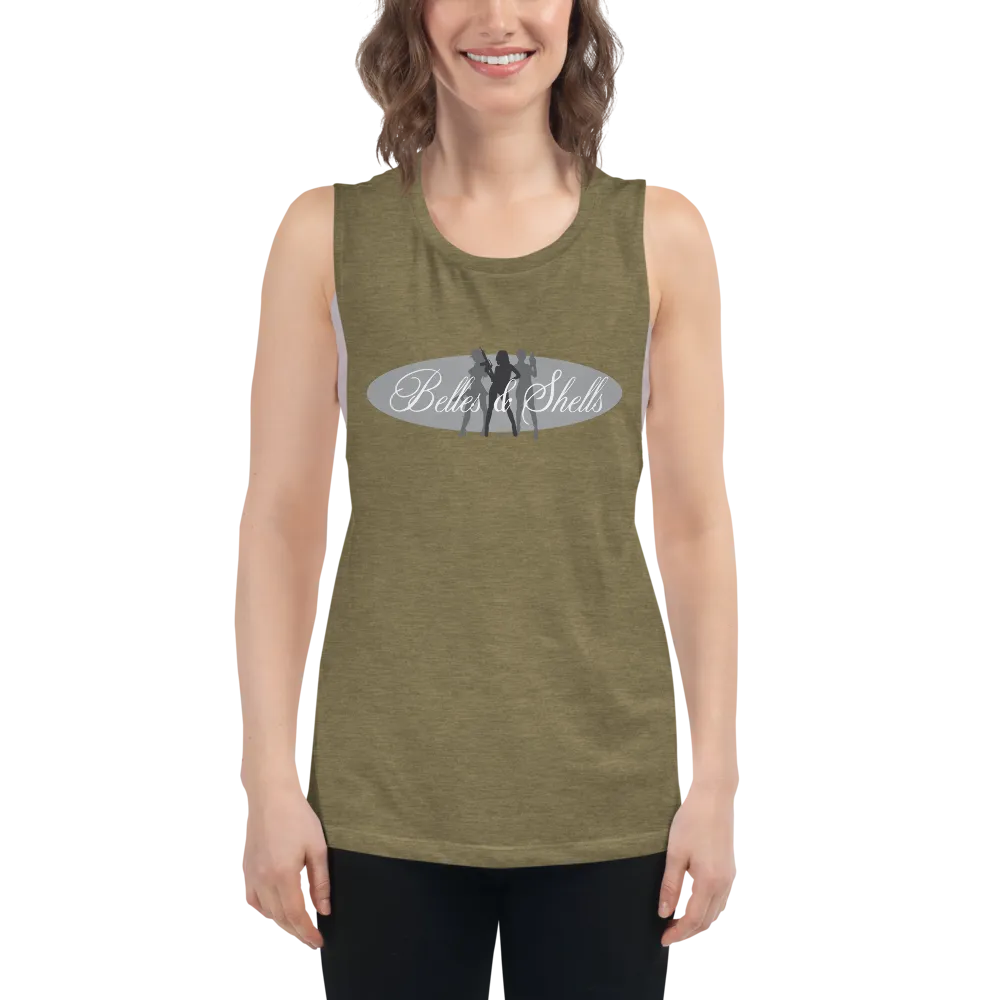 Belles & Shells Muscle Tank