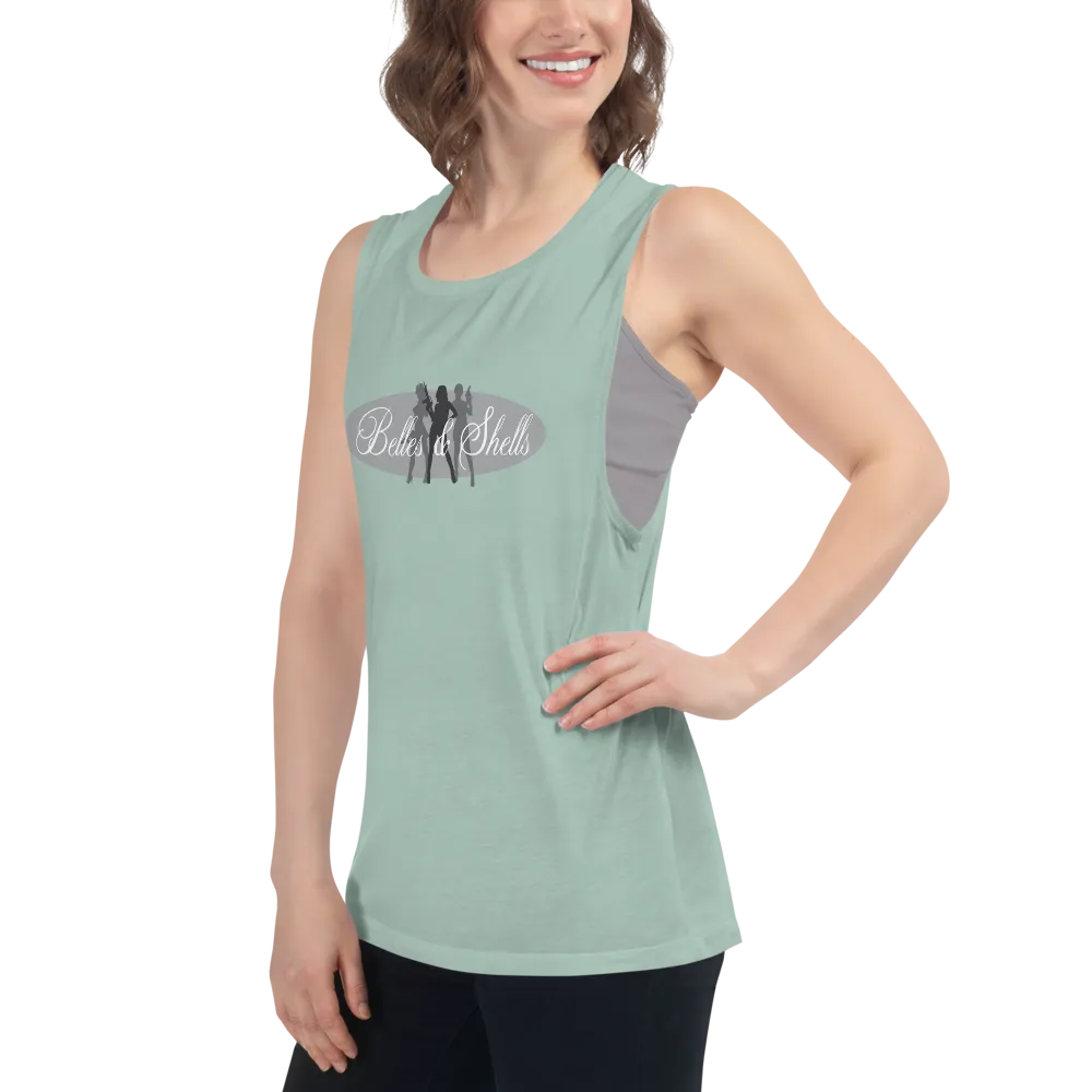 Belles & Shells Muscle Tank