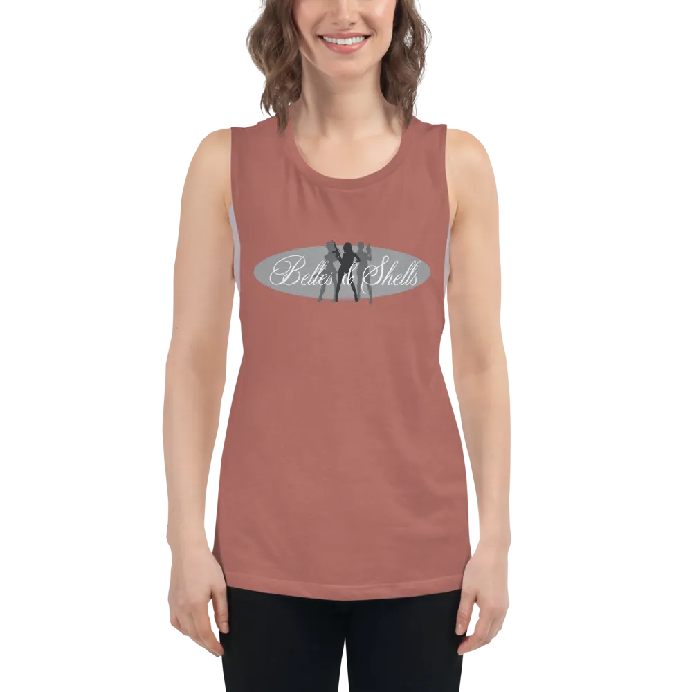 Belles & Shells Muscle Tank