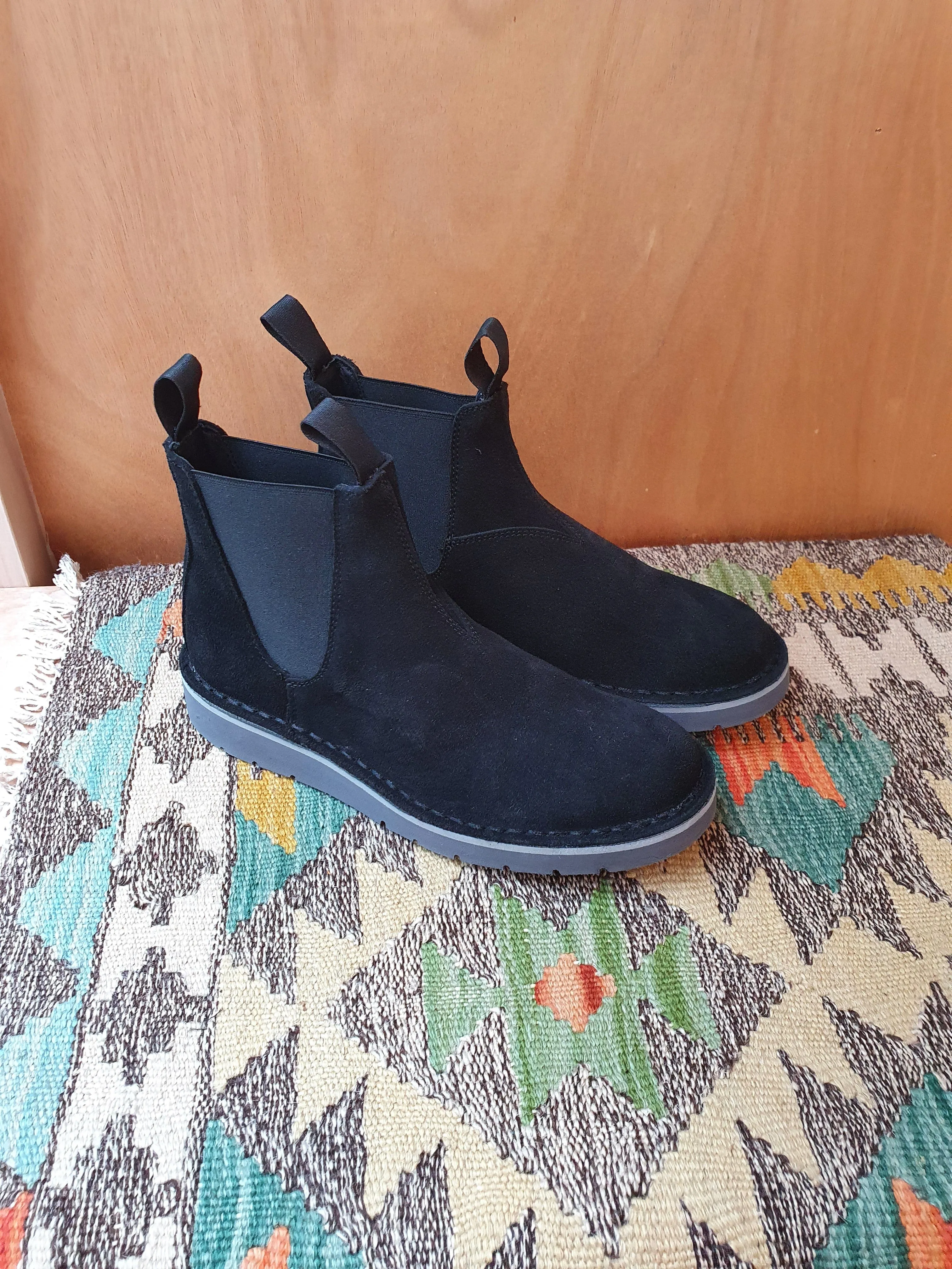 Camoscio Nero Boots Nero