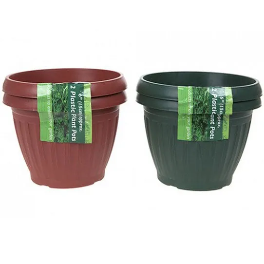 Garden Planters 6" 2 pack