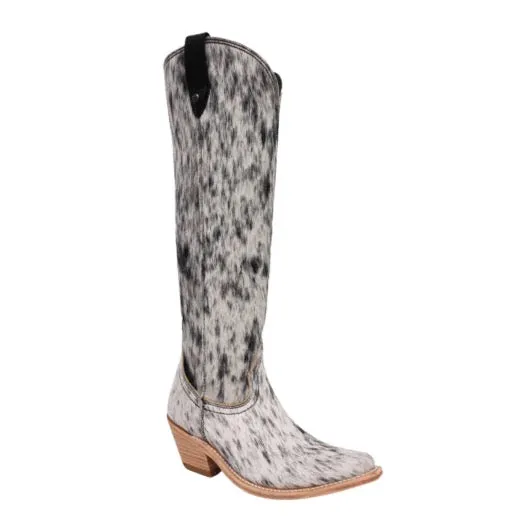 Liberty Black Ladies Pelo Granizo Blaco Cafe Round Toe Boots