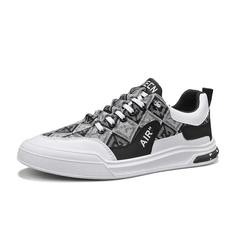 Men's Leather Shoes Casual Comfort Cricket Shoes Fashion Sneakers For Men Lightweight Driving Shoes