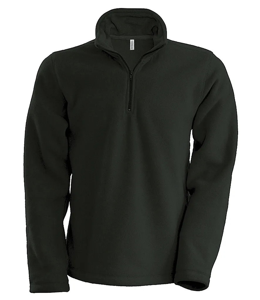 Omnitau Adult's Team Sports ¼ Zip Soft Feel Fleece - Dark Grey
