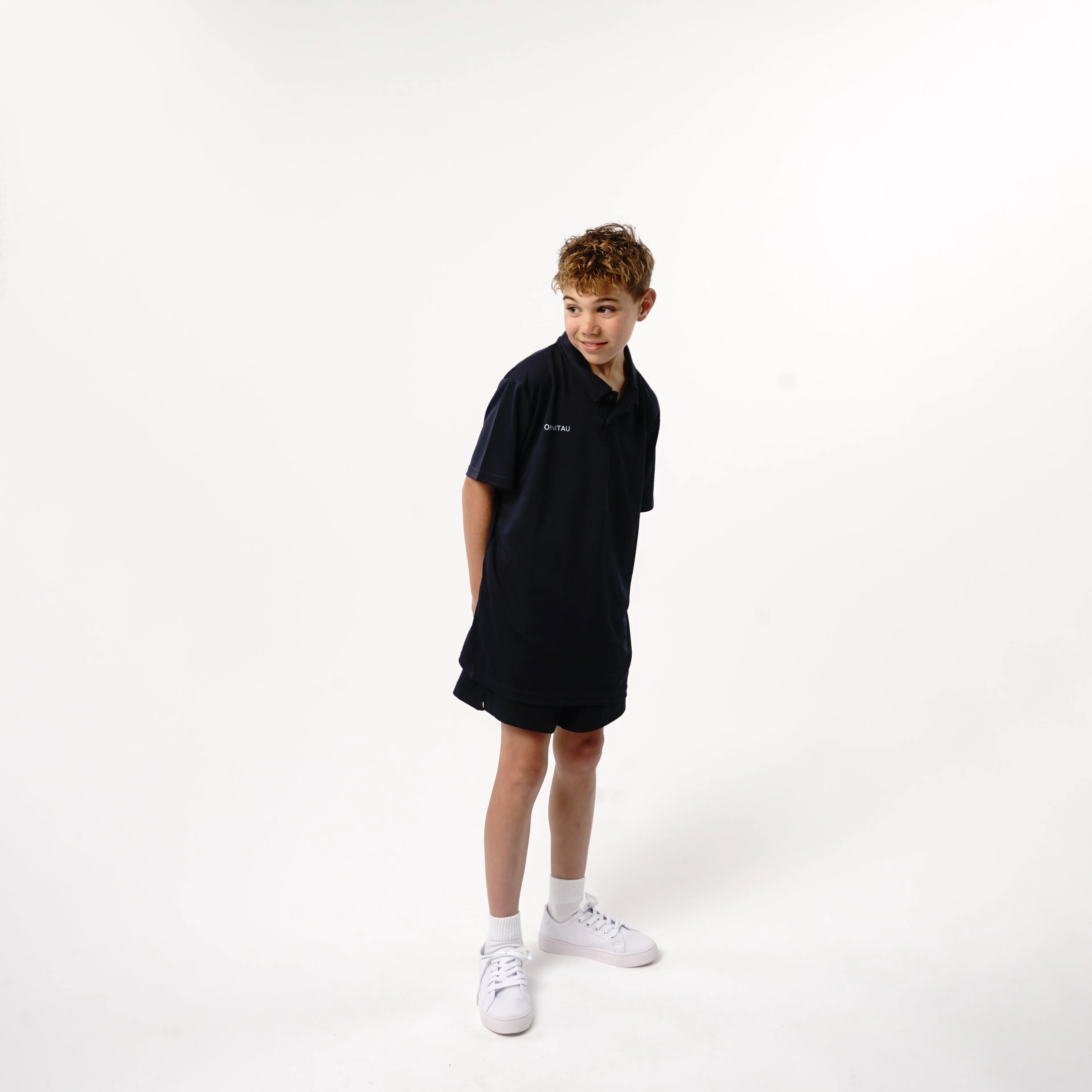 Omnitau Kid's Team Sports Breathable Technical Polo - French Navy