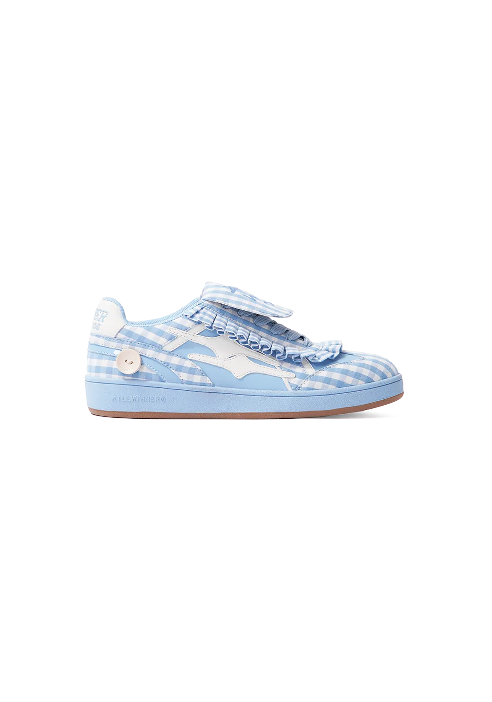 Retro Training Sneaker-Blue Grid