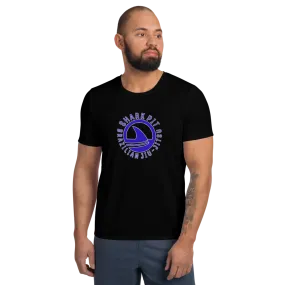 Shark Pit Logo Men's Athletic T-shirt - Solid Black