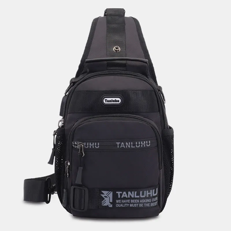 Sling Bag For Men Multi-functional Casual Outdoor Sports Crossbody Backpack