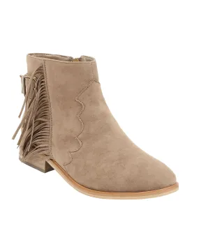 Taupe Suedette Boots