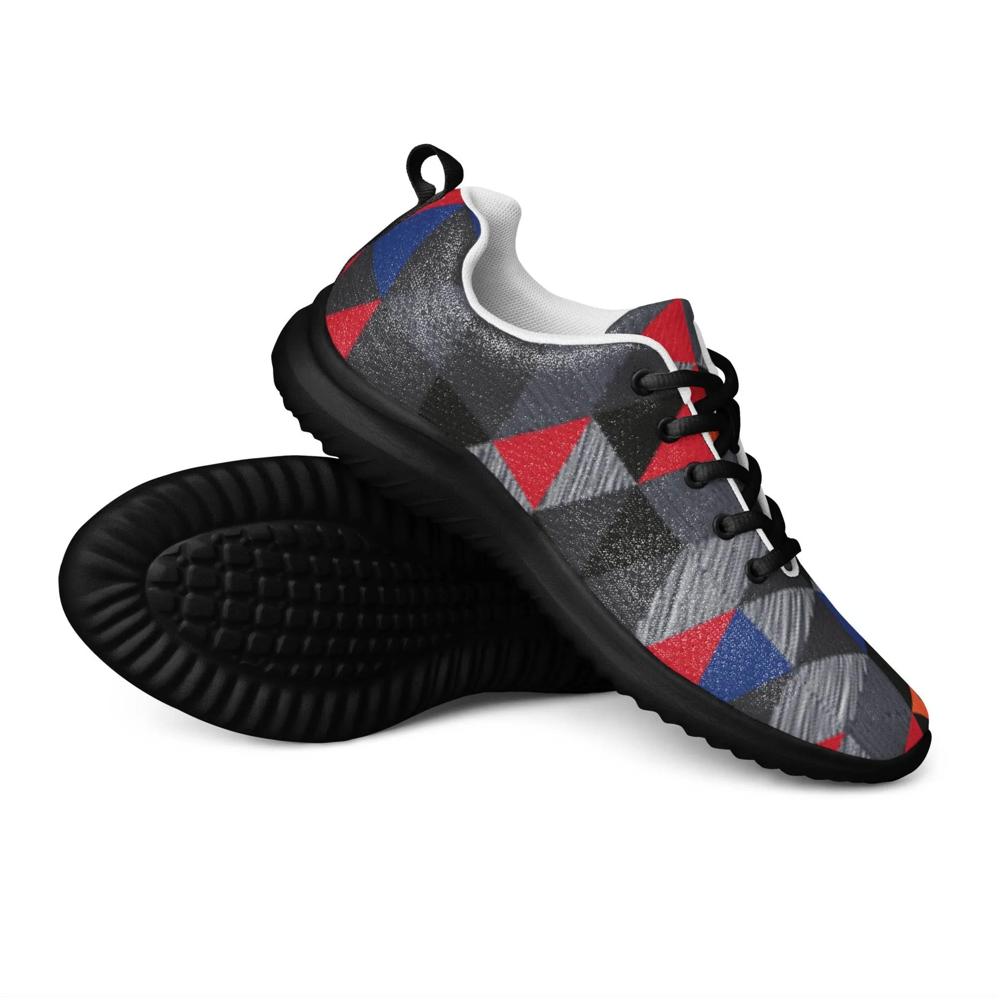 Tri-Colored Athletic Shoes