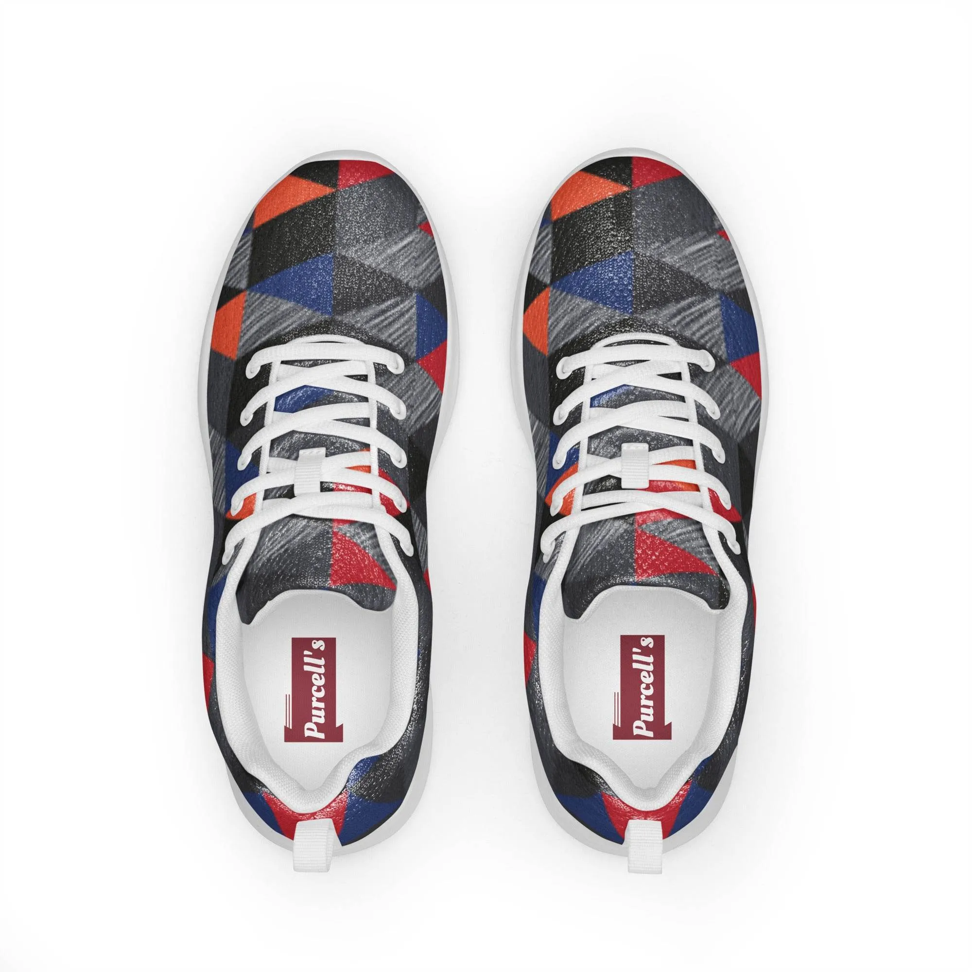 Tri-Colored Athletic Shoes