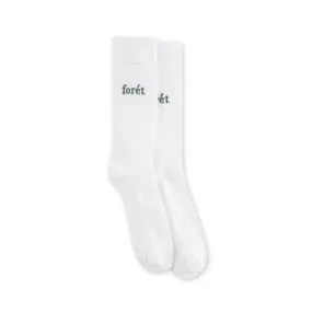 Walk Socks (White   Dark Green)