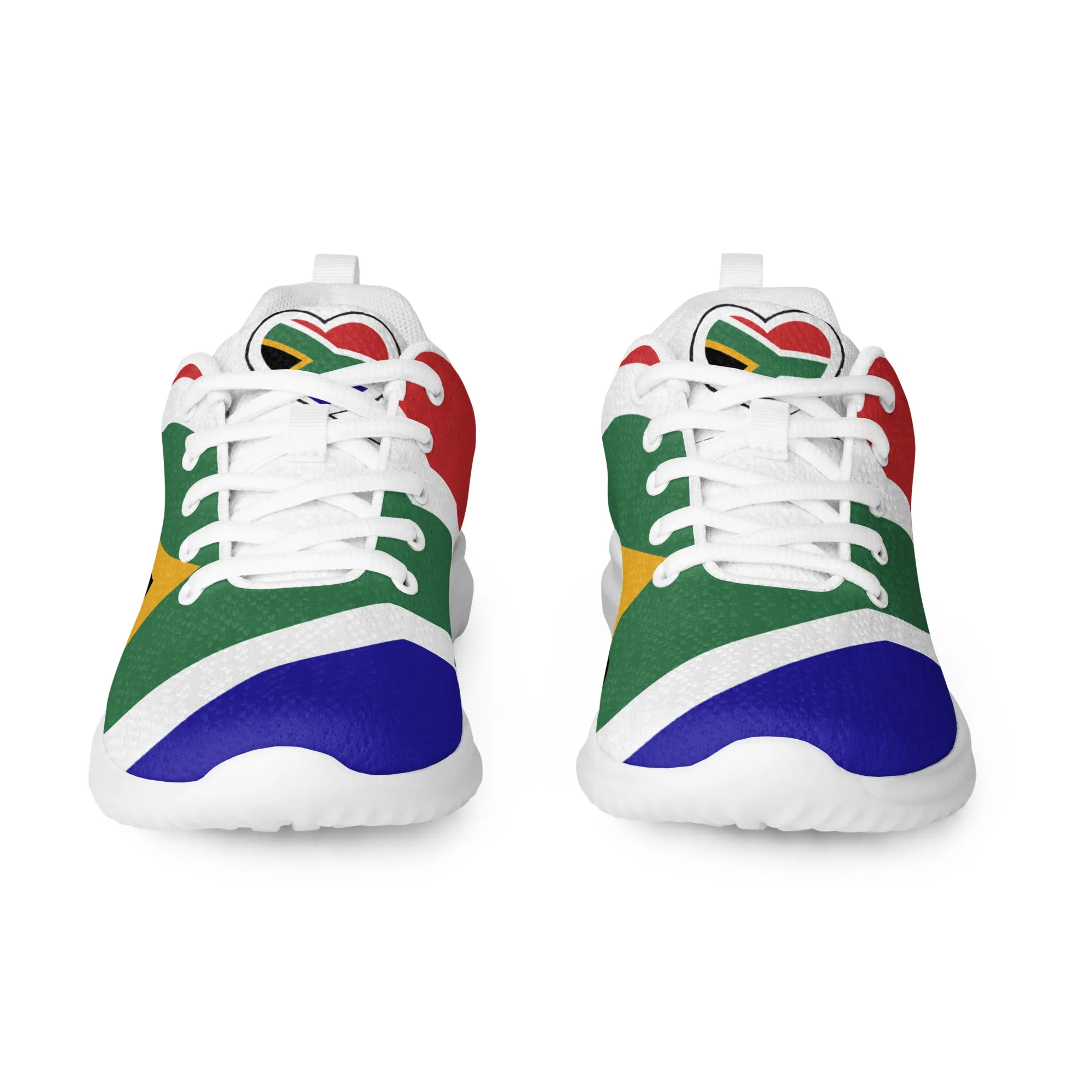 Women’s athletic shoes - South Africa flag style 1