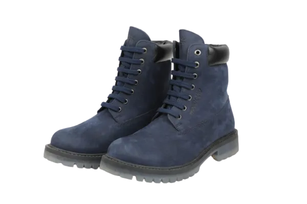 Women's Leather Boots (#2648117_Dark Blue)