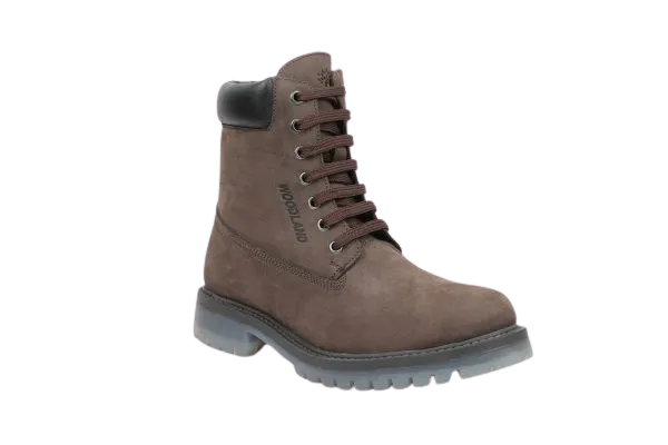 Women's Leather Boots (#2648117_Dark Brown)