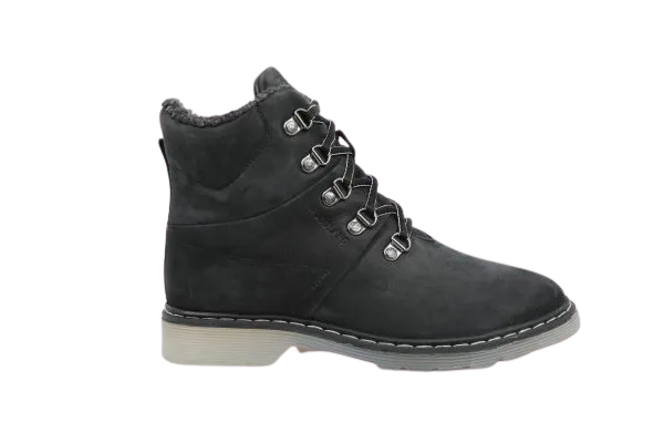 Women's Leather Boots (#3133118_Black)