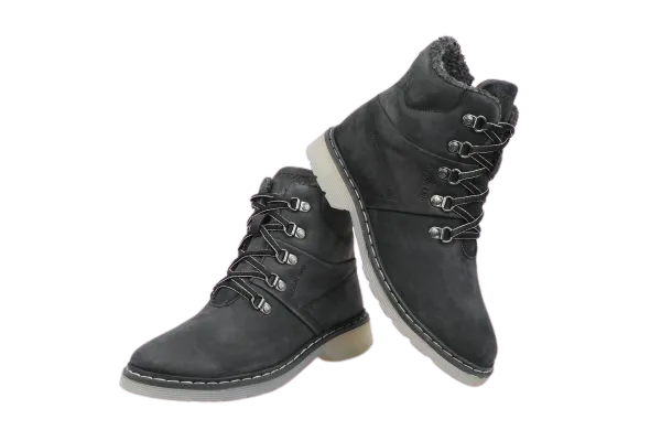 Women's Leather Boots (#3133118_Black)
