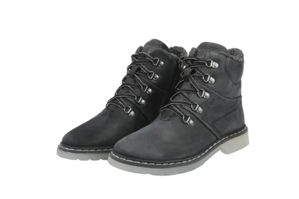 Women's Leather Boots (#3133118_Black)