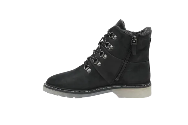Women's Leather Boots (#3133118_Black)