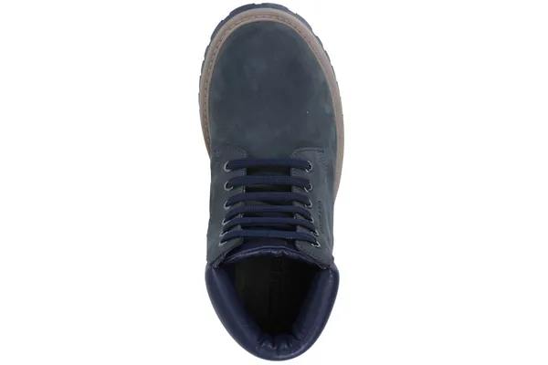 Women's Nubuck Leather Boots(#2249116_Navy)